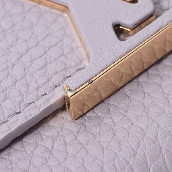 Louis Vuitton Portefeuille Wallet Capucines Bloom Gray Taurillon Long - Picture 9 of 12